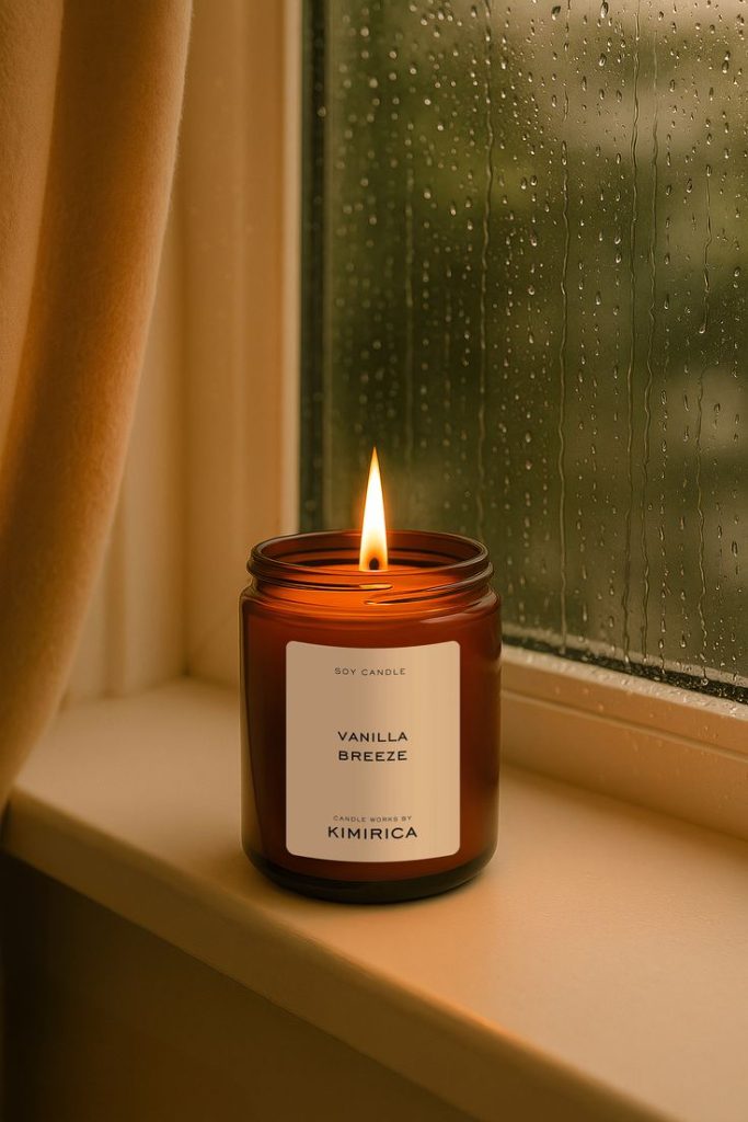 Bougie Nuit de Cèdre en cire naturelle de soja aux notes de cèdre, vétiver et encens